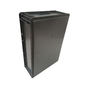 Stapelbak 600x400x170 mm, Euronorm, donkergrijs, PP, nieuw -, 40 tot 60 cm, 50 tot 75 cm, Ophalen of Verzenden, Nieuw