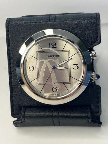 Tafel/bureauklokken - Cartier - Staal - 2000-2010, Antiek en Kunst, Antiek | Klokken