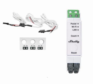 Shelly Pro 3EM energiemeter CT63, Ophalen of Verzenden, Nieuw