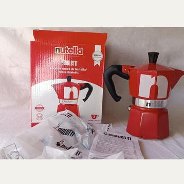 Moka Bialetti Nutella - Edizione Speciale Limitata (3 Tazze)