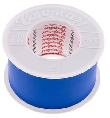 Elektrische Isolatietape Vde-Getest 50mm/25m Blauw, Verzenden, Nieuw