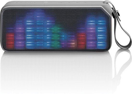 Lenco BT-190 Light Draadloze stereoluidspreker 7W Grijs, Audio, Tv en Foto, Luidsprekers, Verzenden