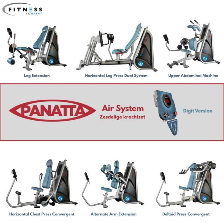 Panatta Sport - Zesdelige Krachtset - Digit Version - Air, Sport en Fitness, Fitnessmaterialen, Nieuw, Ophalen of Verzenden