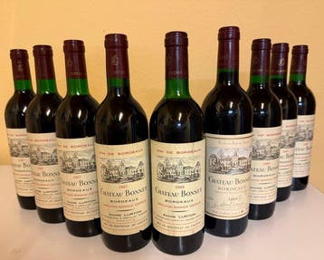 1989 Chateau Bonnet - Bordeaux - 9 Fles (0,75 liter), Nieuw