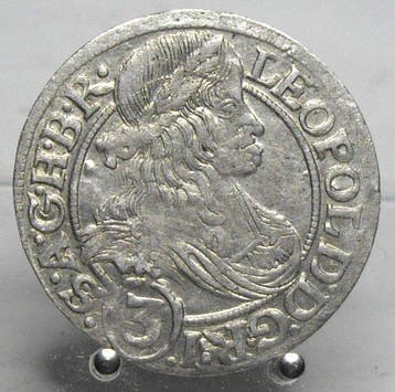 Oostenrijk. Leopold I. 3 Kreuzer 1666 SHS, Breslau (Zonder
