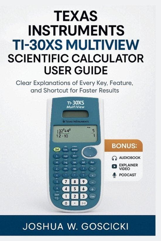9798270547523 Texas Instruments Ti-30xs Multiview Scienti..., Boeken, Studieboeken en Cursussen, Nieuw, Verzenden