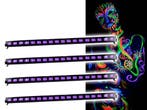Ibiza Light LED-UVBAR18-4 Wash Blacklight 18x 3W 4 Pack, Verzenden, Nieuw, Overige typen