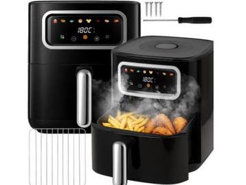 Veiling - Airfryer 5L 1500W 8 modi, Witgoed en Apparatuur, Airfryers, Nieuw