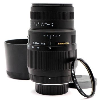 Sigma 70-300mm f/4-5.6 DG Macro voor Nikon AF-S Zoomlens, Audio, Tv en Foto, Fotocamera's Digitaal, Nieuw