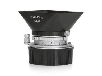 Leica Summaron-M 28mm F5.6 zilver (11695) - 1 jaar garantie, Ophalen of Verzenden, Zo goed als nieuw, Leica