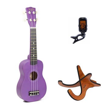 Korala UKS-15 sopraan ukulele set – inclusief stemapparaat, Ophalen of Verzenden, Nieuw