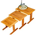 Nest Of Tables | Vintage |  2803, Ophalen of Verzenden, Zo goed als nieuw, Overige houtsoorten, Mid-Century