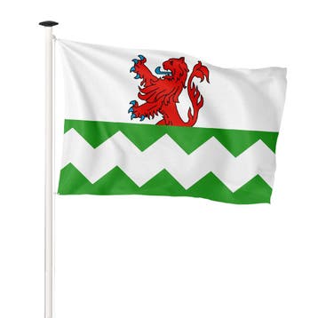 Vlag Westland 150x225cm (voor masten 6 en 7 meter), Nieuw