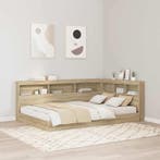 vidaXL Opberghoofdbord met plank Sonoma Eiken 207,5 x 137,5, Verzenden, Nieuw, Bruin, Hout
