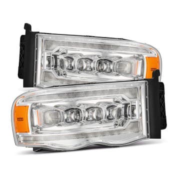 AlphaRex 02-05 Dodge Ram 1500 NOVA LED Proj Headlights Plank, Ophalen of Verzenden, Nieuw