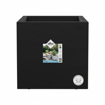 Elho Vivo Next vierkant 30cm zwart | Retourdeal 40% korting, Verzenden, Nieuw