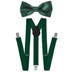 Fako Fashion - Bretels Met Vlinderstrik - Effen - 100cm -, Kleding | Heren, Stropdassen, Verzenden, Nieuw