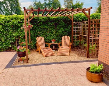 Premium Tuinstoelen Red Cedar | Luxe Wellness Stoelenset, Ophalen of Verzenden, Nieuw, Hout