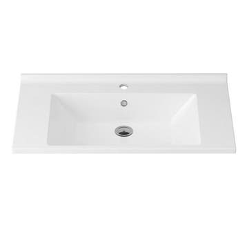 Wastafel BWS Hayat 80cm tbv 33768-127903 Glans Wit, Ophalen of Verzenden, Nieuw, Overige typen