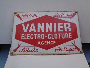 Vannier Electro-Cloture - Elektrische afrastering - Emaille