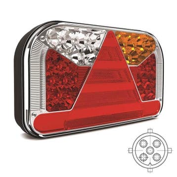 Fristom Achterlicht LED rechts 5 PINs bajonet remlicht, Ophalen of Verzenden, Nieuw