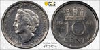 Koningin Wilhelmina 10 cent 1948 Proof PR65 L.S. Beuth Coll., Verzenden, Koningin Wilhelmina, 10 cent, Losse munt