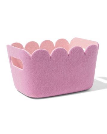 HEMA Mand 20x12cm vilt paars, Verzenden, Nieuw
