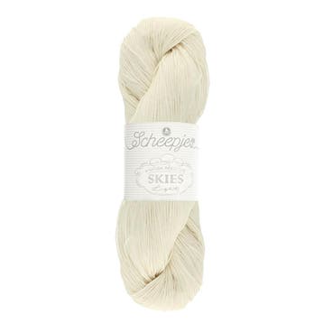 Scheepjes Skies Light - 118 Undyed - Haakgaren / Breigaren, Ophalen of Verzenden, Nieuw, Breien of Haken, Wol of Garen