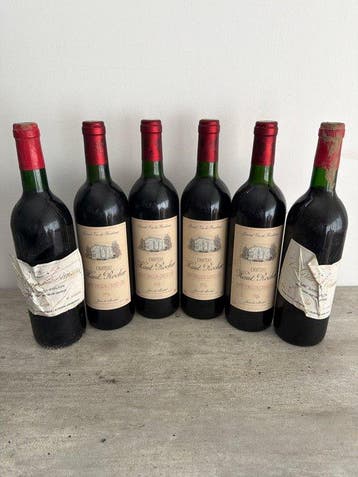 1996 x 4 Chateau Haut Rocher & 1998 x 2 Les Grandes Lannes -, Nieuw