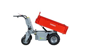 Elektrische dumper 500kg 196l hydraulisch kippen, batterij 4, Ophalen of Verzenden