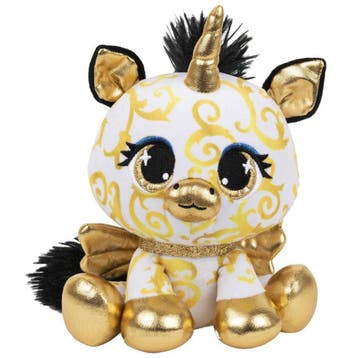 P-Lushes Pets eenhoorn knuffel - pluche - goud - 15 cm, Verzenden, Nieuw