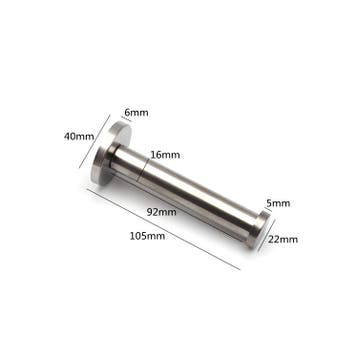 Kledingstang voor aan de Muur 10cm Zilver, Verzenden, Nieuw