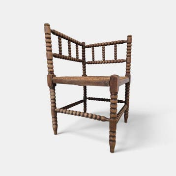 Stoel - Eik - Bobbin Turned Wood
