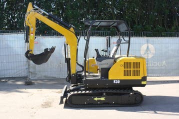 Veiling: Minigraver 35 Diesel 2026 Demo, Ophalen, Graafmachine