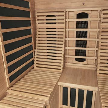 Infraroodcabine Helsinki - 150x150x190cm - Dubbele Technolog, Verzenden, Nieuw