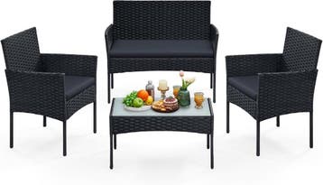 Tuinmeubelset - tuinset - loungeset - 4 zitplaatsen - 1x, Tuin en Terras, Verzenden, Nieuw