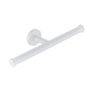 Dubbele wc-rolhouder mat wit rond zonder klep, Verzenden, Nieuw