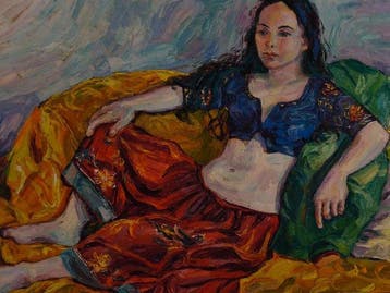 Escuela Impresionista Europea (XX) - Retrato de Mujer, Antiek en Kunst