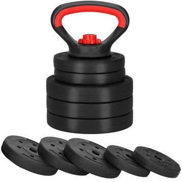 Kettlebells - Verstelbaar - 10 Kg - Set Van 5 Schijven, Ophalen of Verzenden, Nieuw