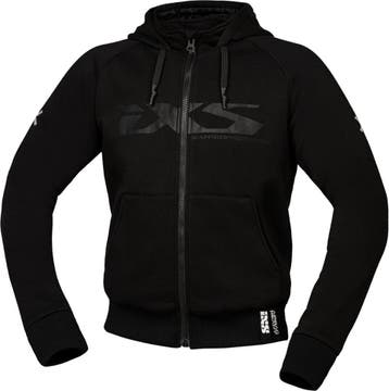 IXS Rapid 1.0 Zwart Motor Zip Hoodie, Motoren, Nieuw met kaartje, Jas | textiel, IXS, Heren