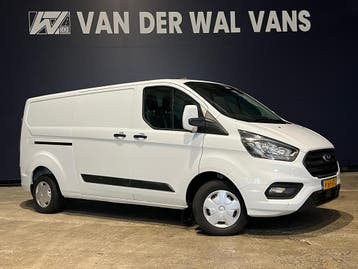Ford Transit Custom 2.0 TDCI L2H1 Euro6 Airco | Camera | 280, Stof, Gebruikt, Wit, Dealer onderhouden