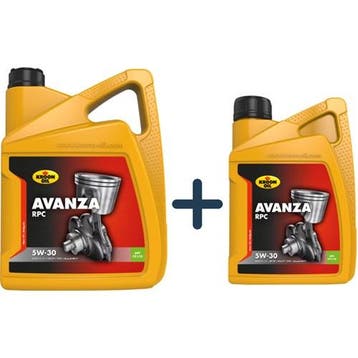 Kroon Olie Aanbieding: Avanza Rpc 5W30 6L = 5L + 1L, Verzenden, Nieuw