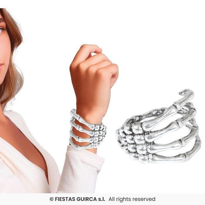 Metalen Skeletten Armband, Hobby en Vrije tijd, Feestartikelen, Feestartikel, Nieuw, Verzenden