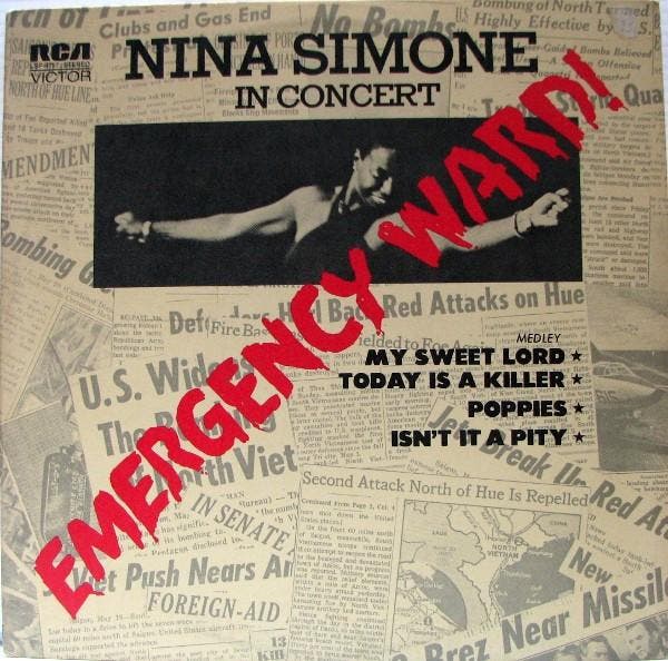 Nina Simone - In Concert - Emergency Ward!, Cd's en Dvd's, Vinyl | Jazz en Blues, Gebruikt, Ophalen of Verzenden