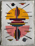 Boris Alepkow (XX) - Composition Avandgarde Russe, Antiek en Kunst