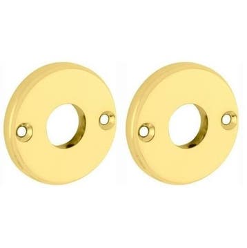 Set van twee krukrozetten Facet messing ongelakt, Verzenden, Nieuw