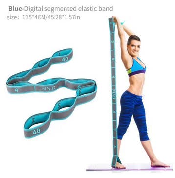 Yoga Stretch Band met Lussen Elastisch Flexibiliteit, Verzenden, Nieuw