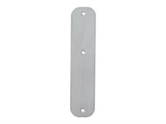 Schild plat 190x42x2mm geheel blind rvs, Doe-het-zelf en Verbouw, Deuren en Horren, Verzenden, Nieuw
