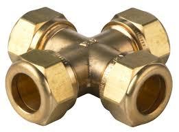 VSH kruisstuk 15mm knel, Doe-het-zelf en Verbouw, Verzenden, Nieuw