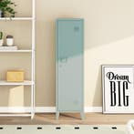 Lockerkast Kurikka metaal 137x38x38 cm grijsblauw [en.casa], Huis en Inrichting, Kasten | Lockerkasten, Verzenden, Nieuw